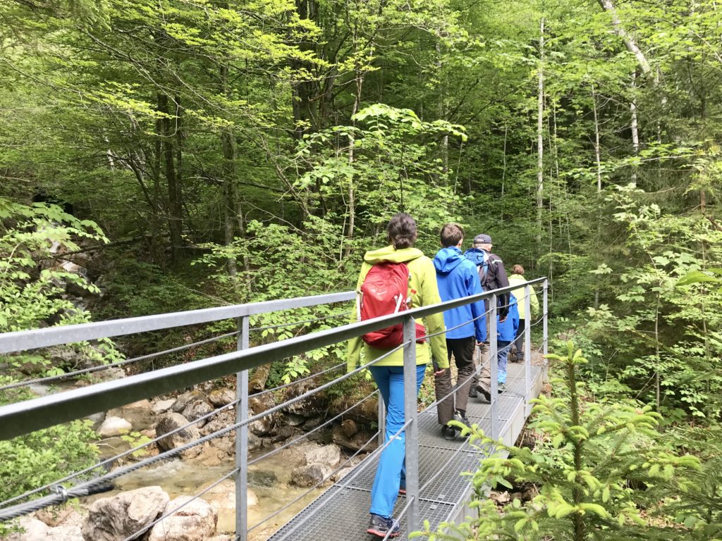 Los geht unsere Tiefenbachklamm Wanderung mit der ganzen Familie