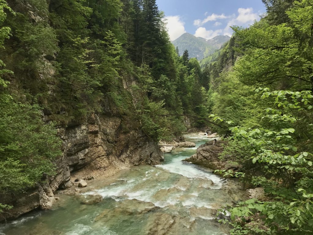 Brandenberger Ache wandern - das geht sehr gut in der Tiedenbachklamm.