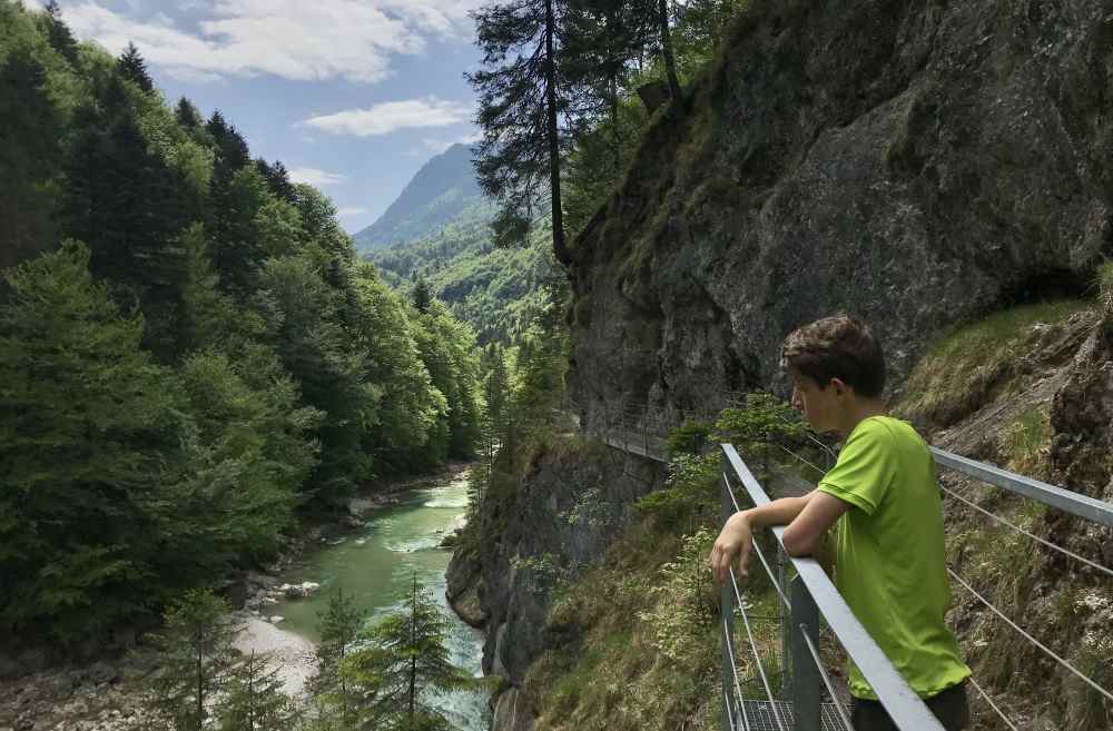 Die Tiefenbachklamm gehört zu den schönsten Kramsach Sehenswürdigkeiten