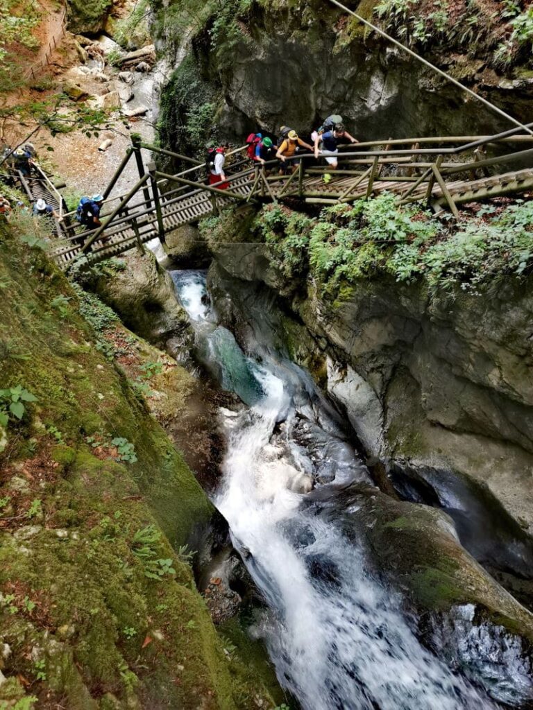 Die Kesselfallklamm nahe Graz