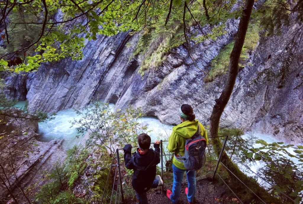 Blick in die versteckte Tiefenbachklamm