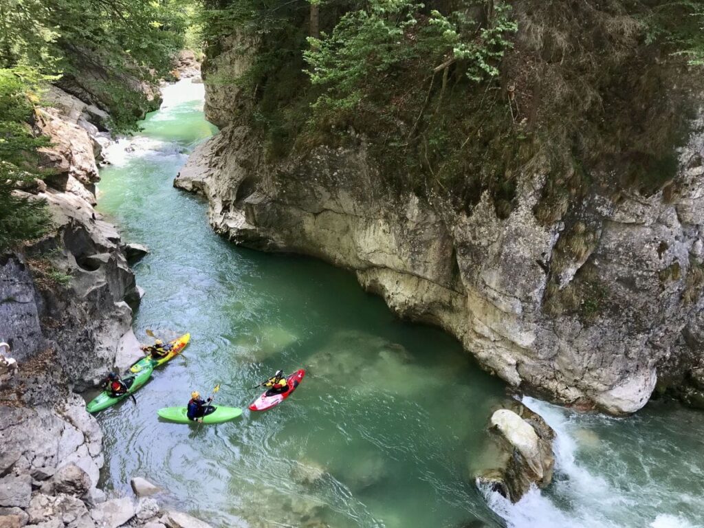 Tiefenbachklamm Kajaktour - nur für Könner!