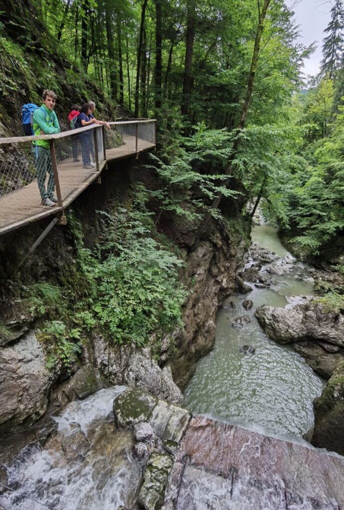 Klamm Österreich - zuerst durch die Rappenlochschlucht und dann gleich ins Alploch