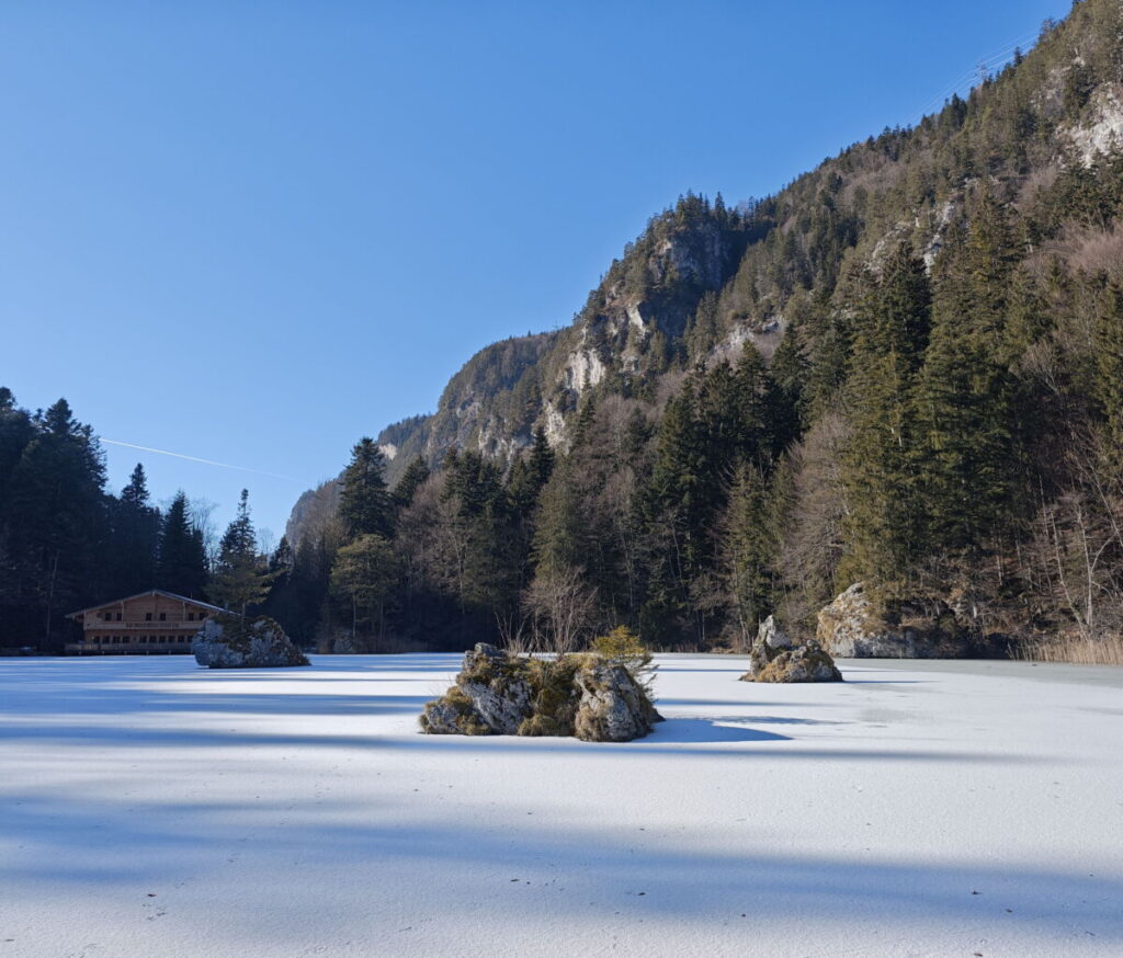 Berglsteinersee im Winter