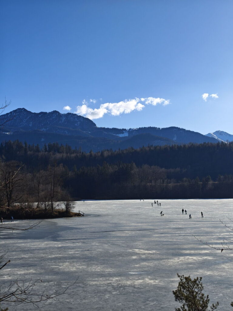 Reintalersee Eislaufen